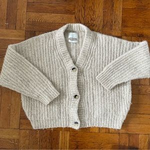 Lauren Manoogian New Grandma Cardigan in Muslin AW20